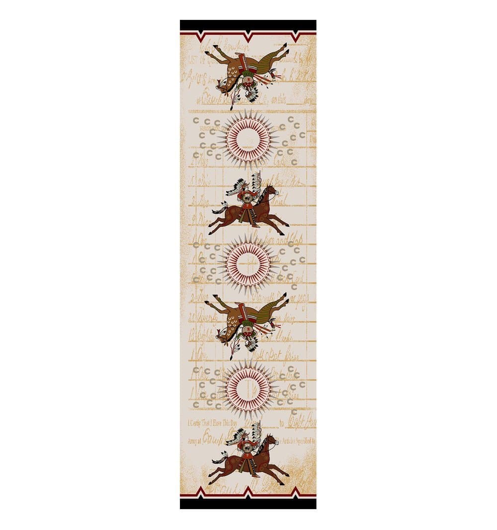 Native Battle Runner Rug. Made in the USA. Your Western Decor