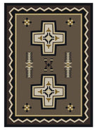 Saint Cross Taupe Rugs & Runners - American Made - Your Western Decor