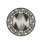 Forest Pine Maize Round Area Rug - Made in the USA - Your Western Decor