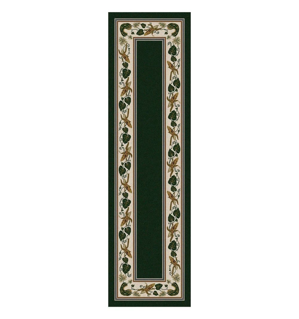 Three Sisters Emerald Green Floor Runner - Made in the USA - Your Western Decor, LLC