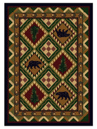Quilted Forest Cabin Rugs - Made in the USA - Your Western Decor, LLC