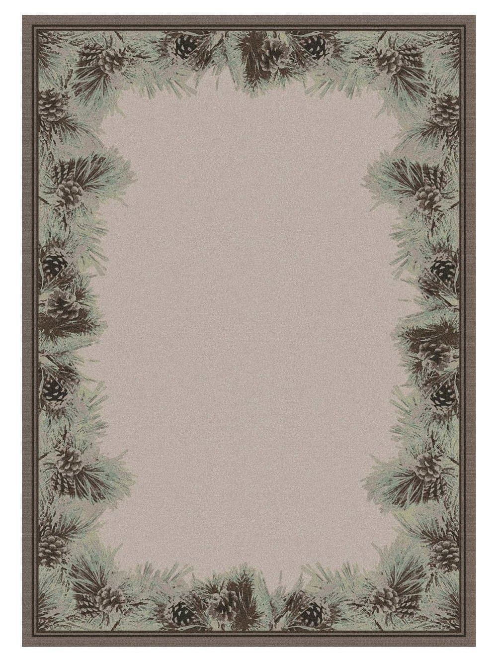 Pines & Needles Cabin Area Rug - Made in the USA - Your Western Decor