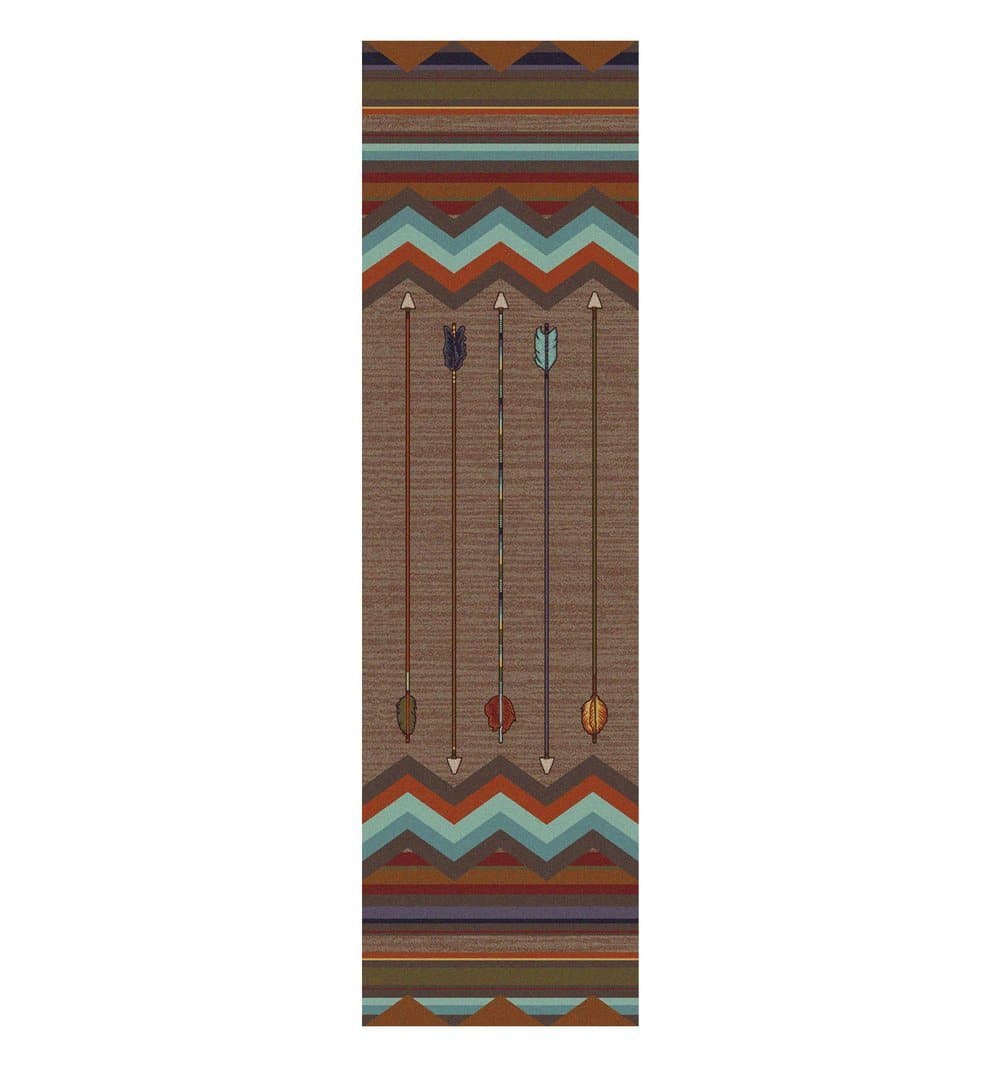 Cresting Fletcher Arrow Floor Runner - Your Western Decor, LLC