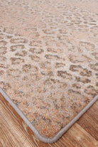 Snow Leopard Distressed Blush Rugs Detail - Your Western Decor, LLC