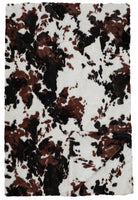 American made tri color faux fur throw blanket - Blue Mountain Brands USA