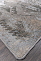 Distressed Rustic Cross Rug Serged Edge Detail - Sandstone - Your Western Decor, LLC