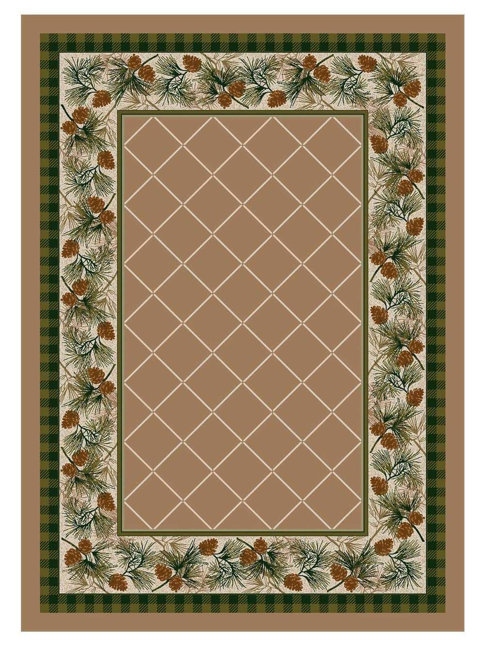 Evergreen Pine Rugs - 3 Colors 6 Sizes - Your Western Decor, LLC