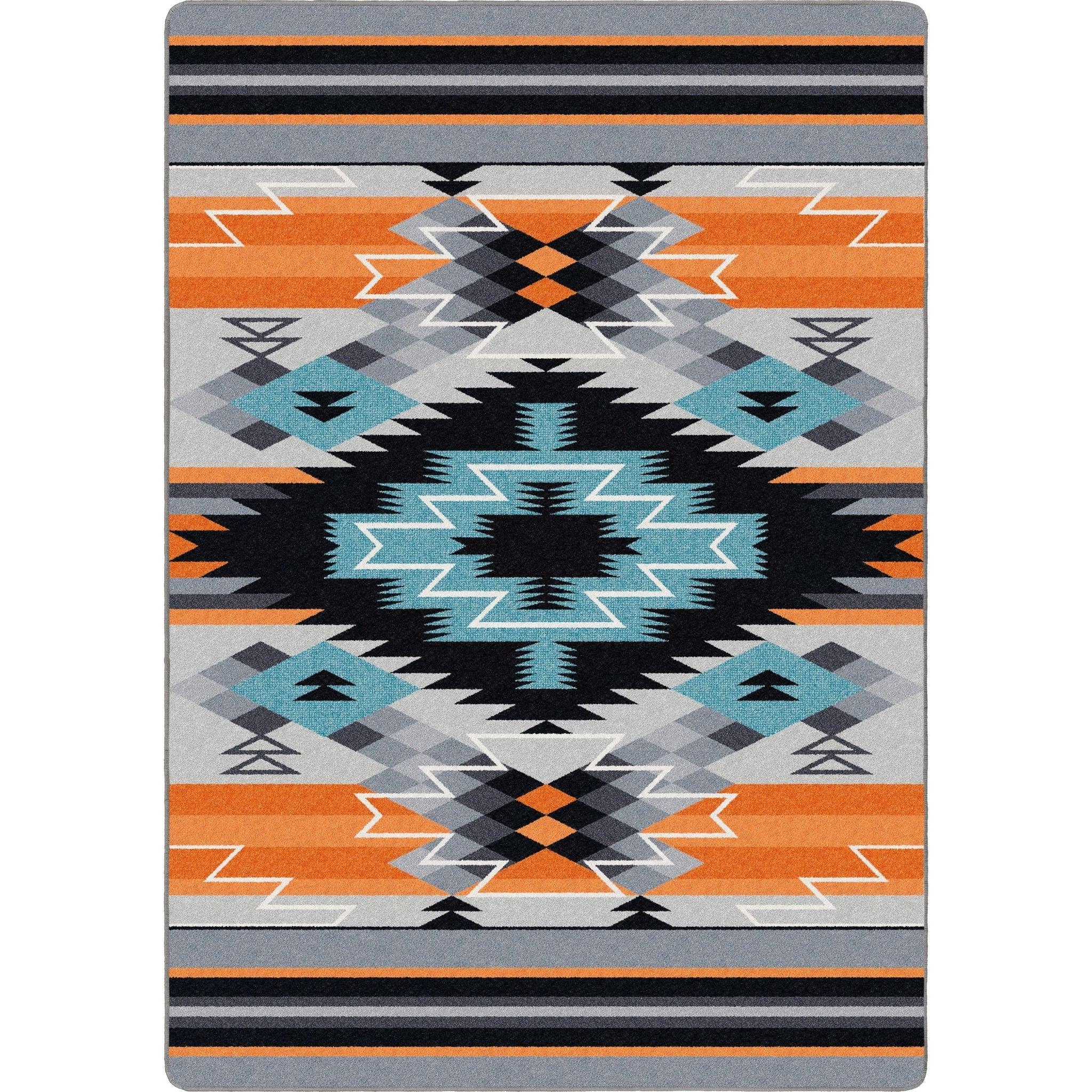 Fire Radio Waves Rug Collection - Your Western Decor