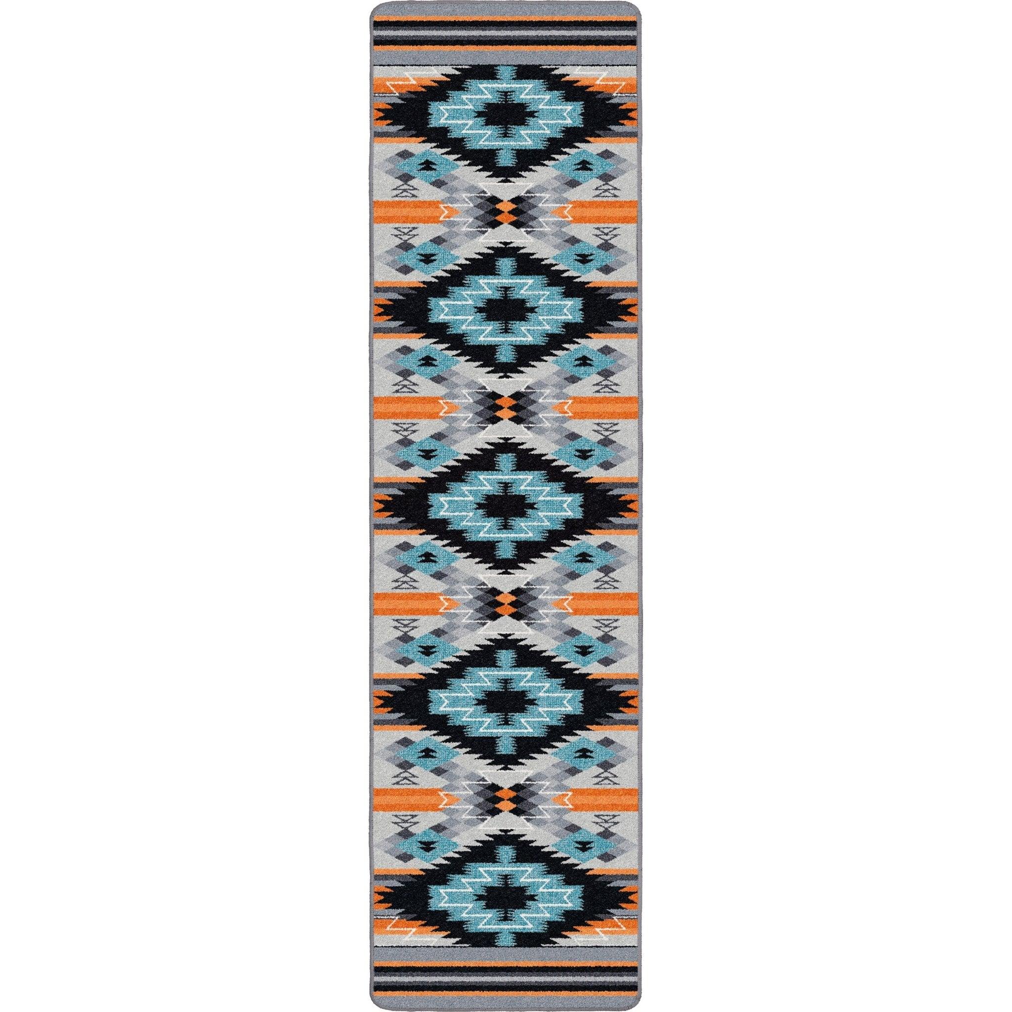 Fire Radio Waves Runner Rug - Your Western Decor