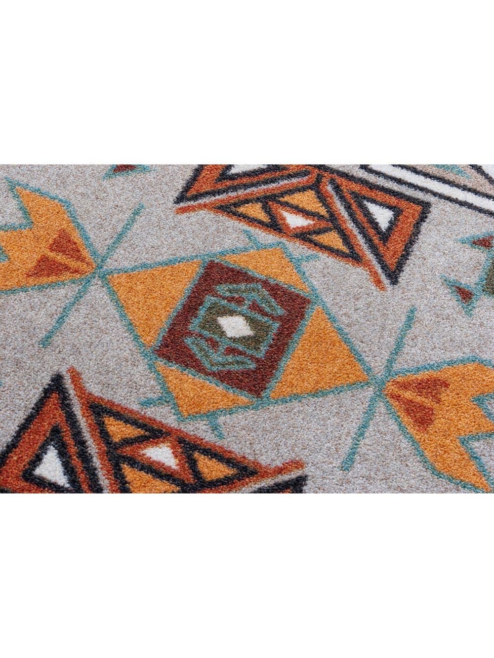 Four Rams Rust Boarder carpet detail - American made rugs - Your Western Decor