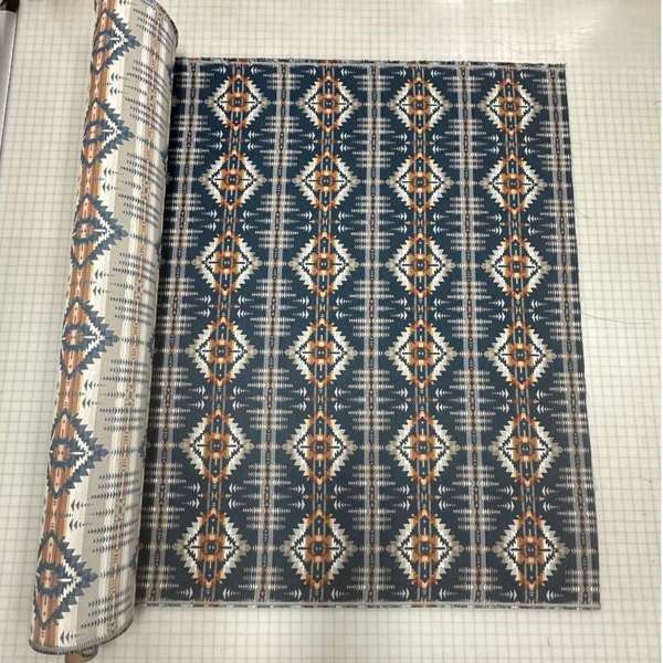 Juniper Mesa Indigo Indoor Outdoor fabric by Sunbrella - Your Western Decor