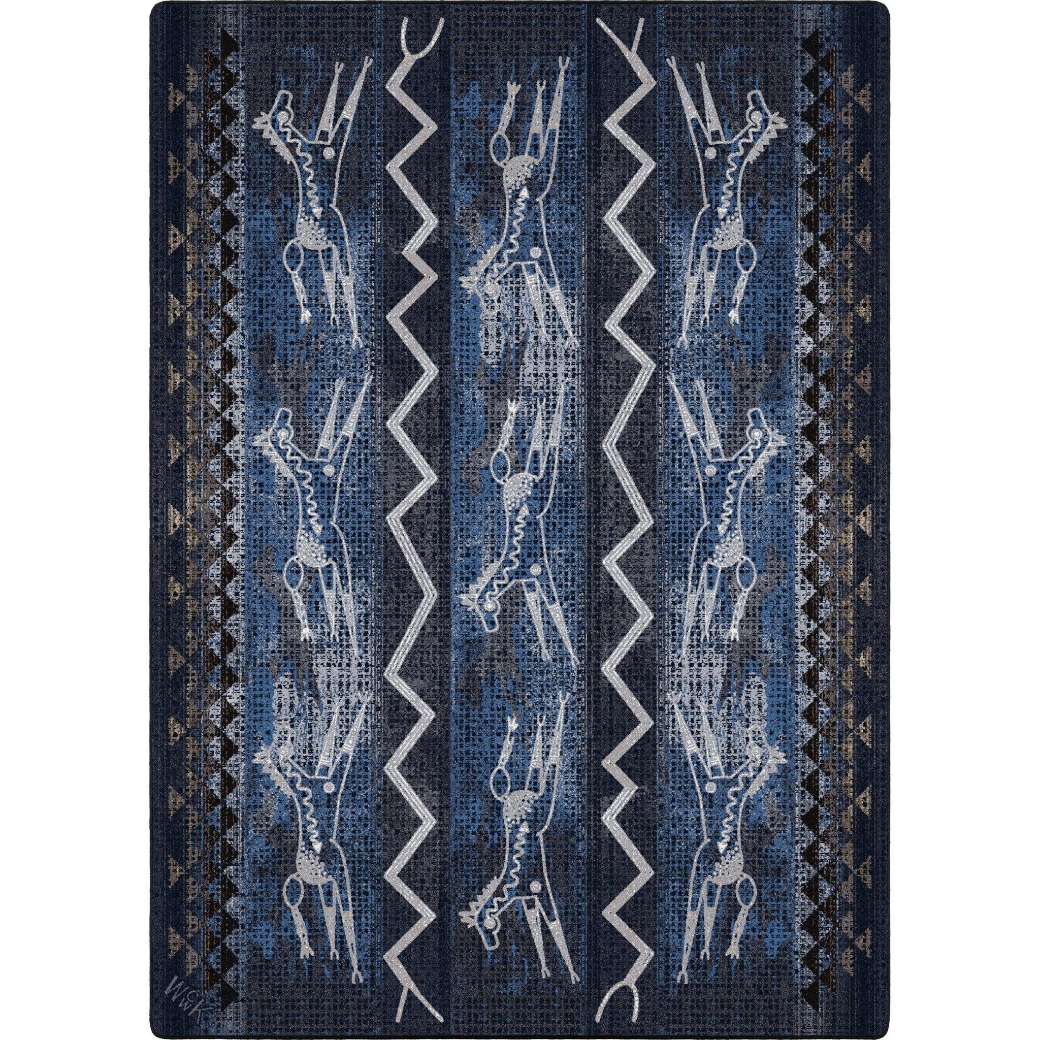 Midnight Plains Speak 8x10 Rug - Your Western Decor