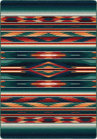 Multi Emerald Area Rugs & Runners - Rug made in the USA - Blue Mountain Brands American Made Home Decor