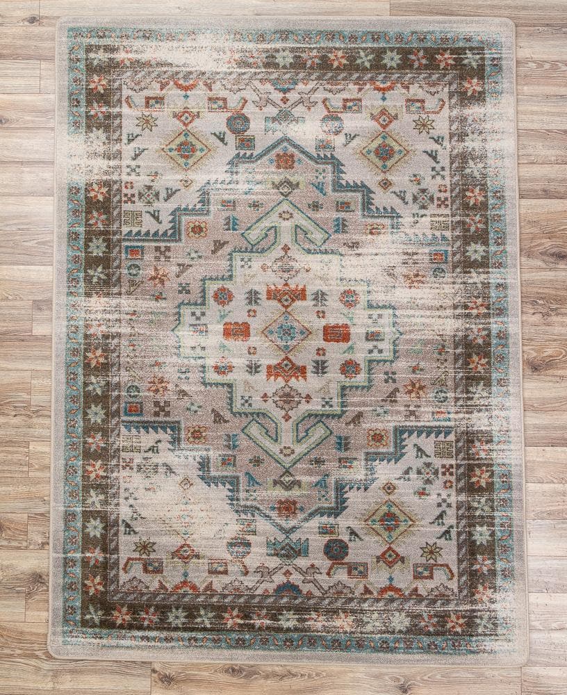 Persian Version Distressed Area Rugs - Made in the USA - Your Western Decor