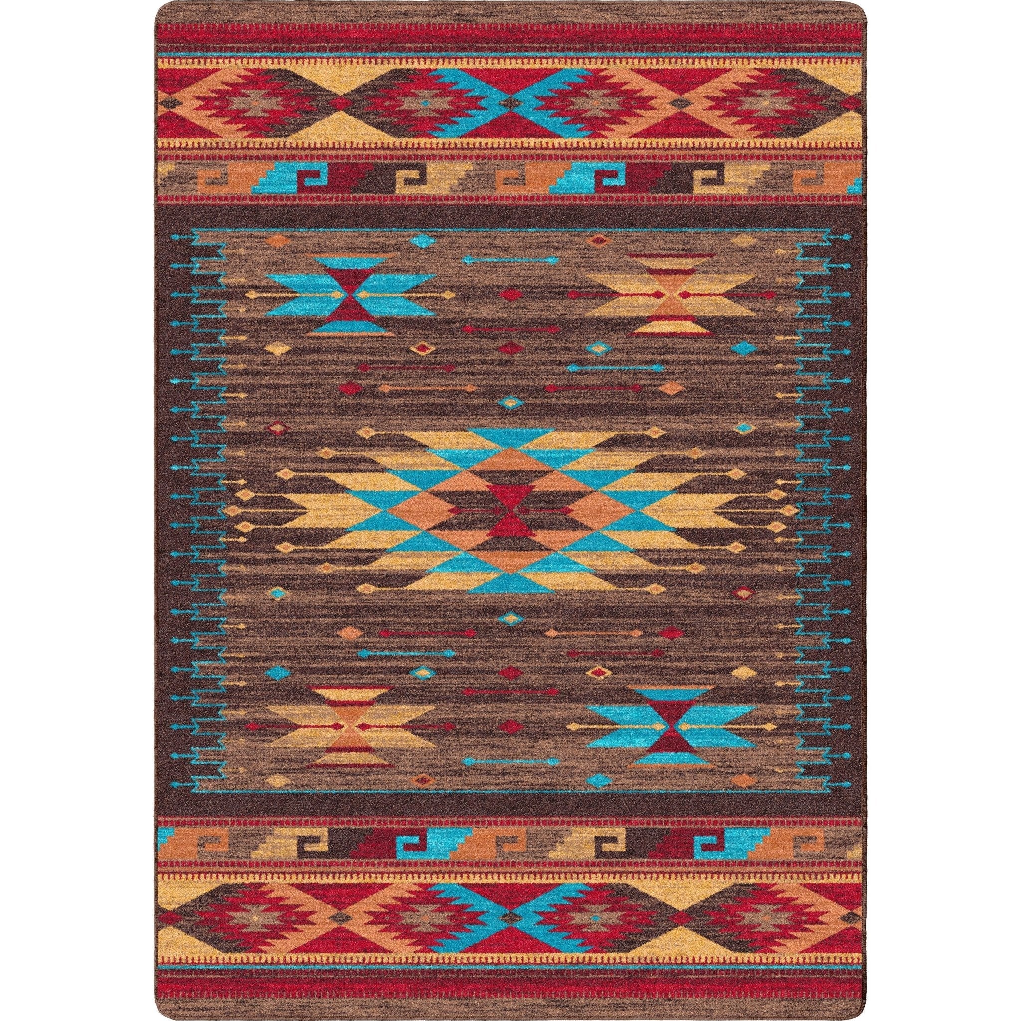 Ohtli Multi Color Aztec 8x11 Area Rug - Your Western Decor
