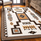 Old crow worn saddle area rug - Your Western Decor