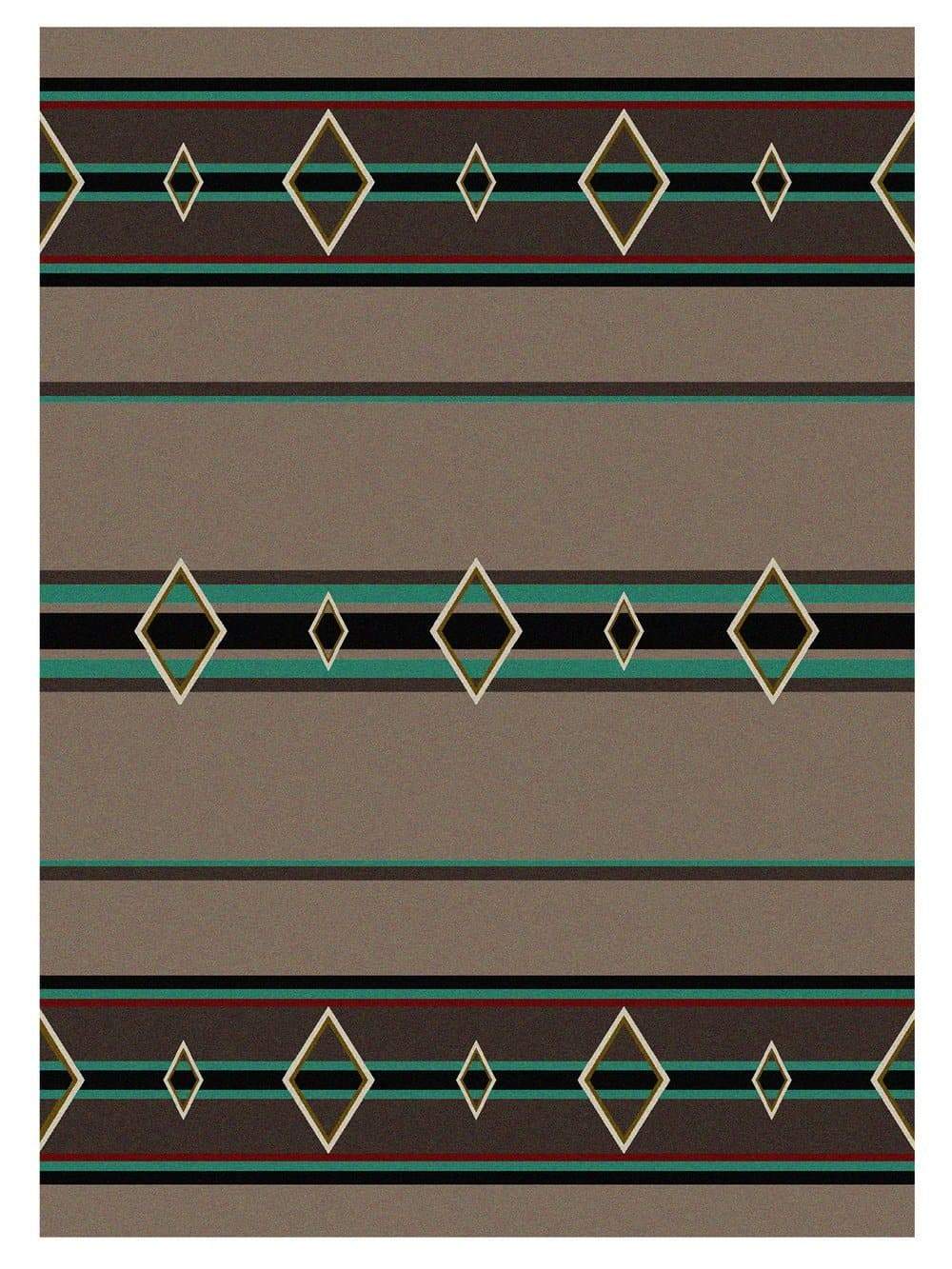 Old Timer Stone & Turquoise Rugs - Your Western Decor