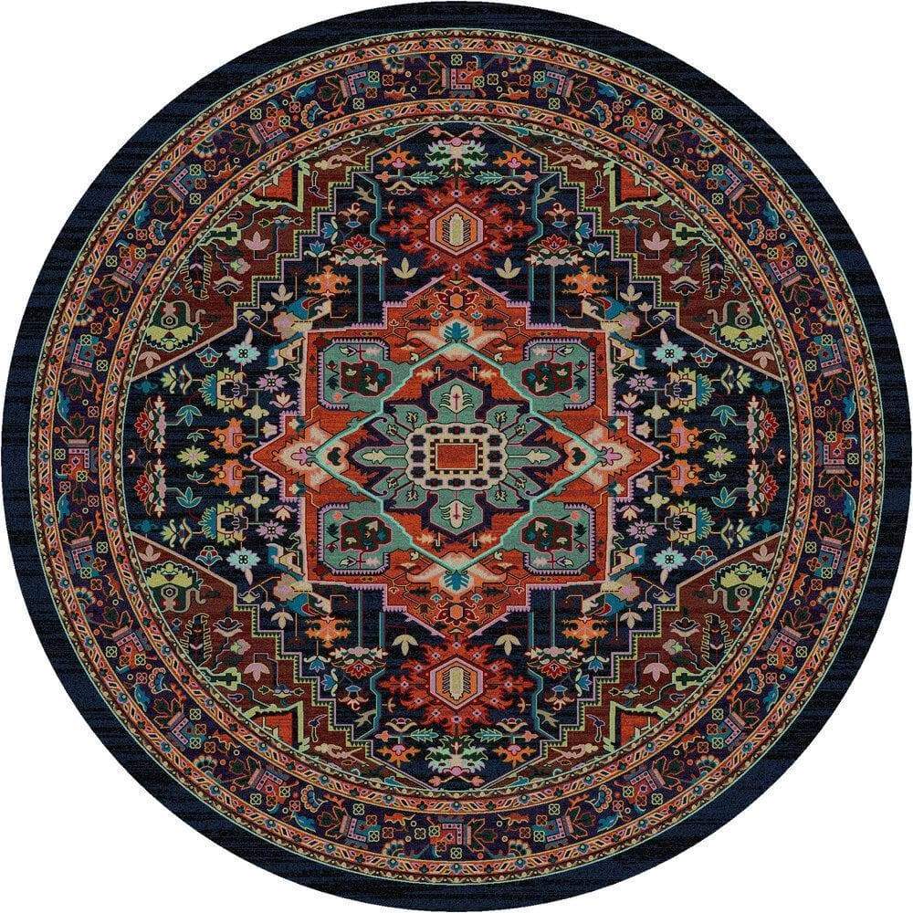 Persia 8' Round Area Rug - Made in the USA - Your Western Decor, LLC - Your Western Decor, LLC