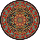 Persian Montreal Desert 8' Round Area Rug - Made in the USA - Your Western Decor, LLC