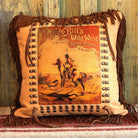Red Cloud Vintage Leather Poster Pillow - Made in the USA - Your Western Decor