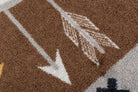 Muroc Native American Print Area Rug Detail - Your Western Decor, LLC