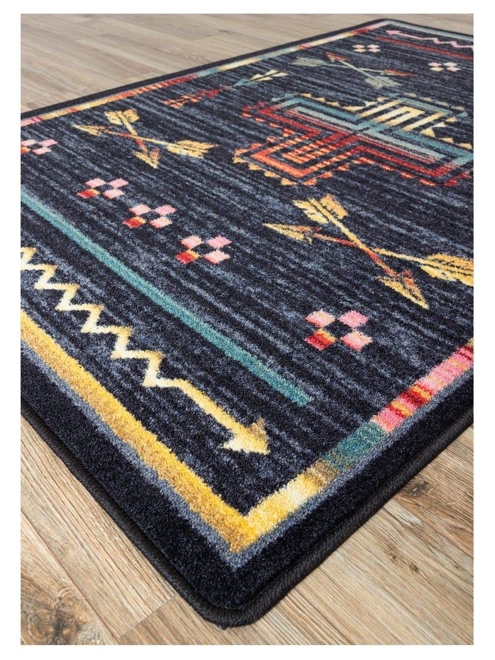 Shoot Me Straight Rugs - Gray - Your Western Decor, LLC