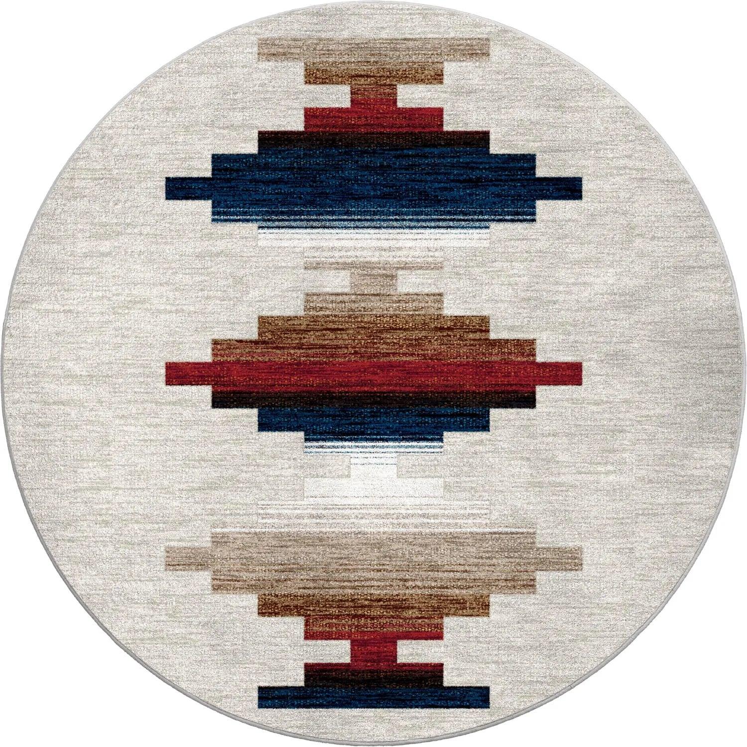 Southwest Cedar Flats Area Rugs Round | Your Western Decor