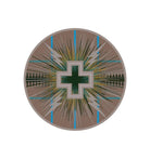 Electric Temple Sands 8' Round Area Rug - Made in the USA - Your Western Decor