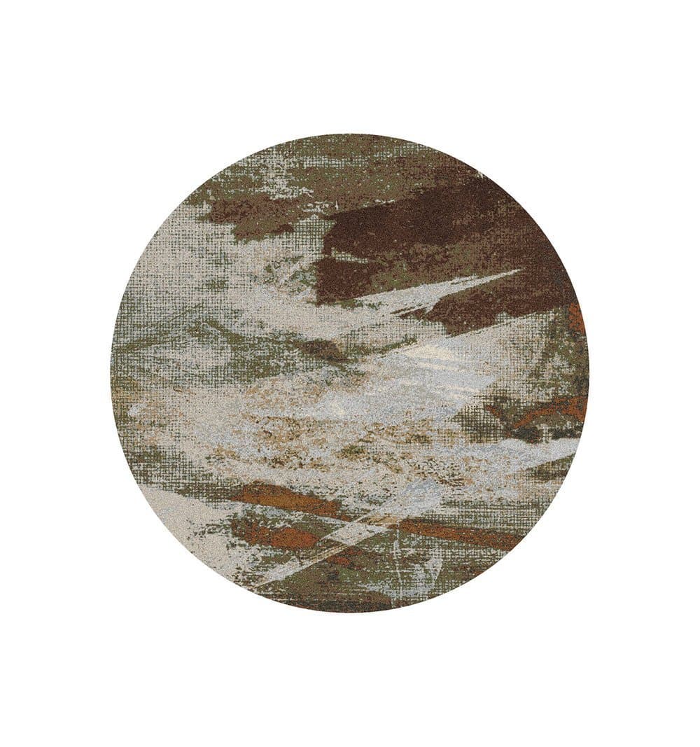 Wastelands Earth 8' Round Area Rugs - Your Western Decor, LLC
