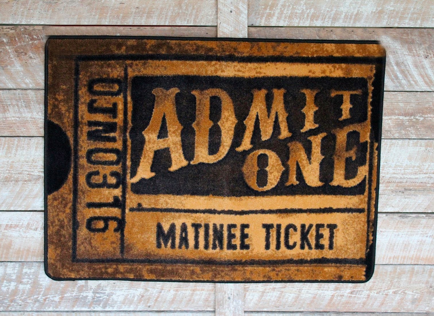 Theater Admit One Accent Rugs - Your Western Decor, LLC
