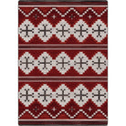 Aspen Area Rug in Reds 8x11 made in the USA - Blue Mountain Brands USA Home Decor