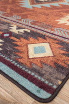 Aztec Whiskey River Rugs in Rust - Your Western Decor