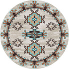 Badlands Sierra Area Rug 8' round - made in the USA - Your Western Decor