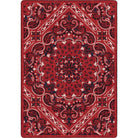 Bandana Rodeo Red Area Rugs made in the USA - Your Western Decor