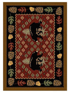 Patchwork Bear Rugs - 3 Colors - Your Western Decor, LLC
