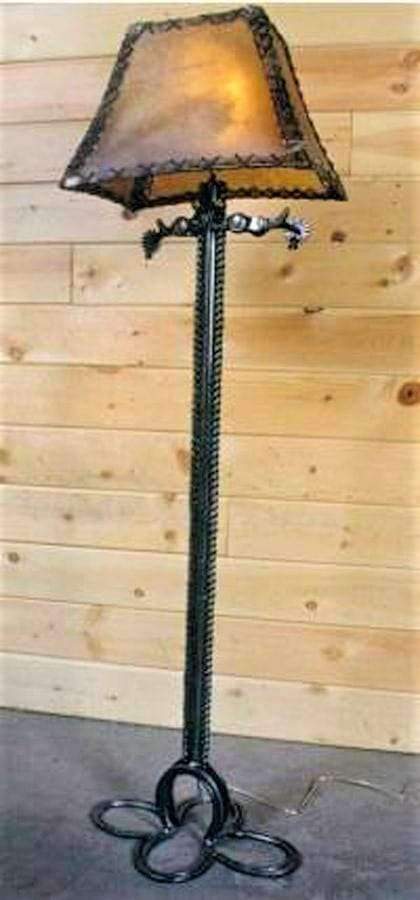 Iron Spur Western Floor Lamp