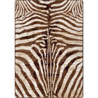 Brown Zebra Print Area Rugs - Blue Mountain Brands USA Luxury Furnishings & Decor