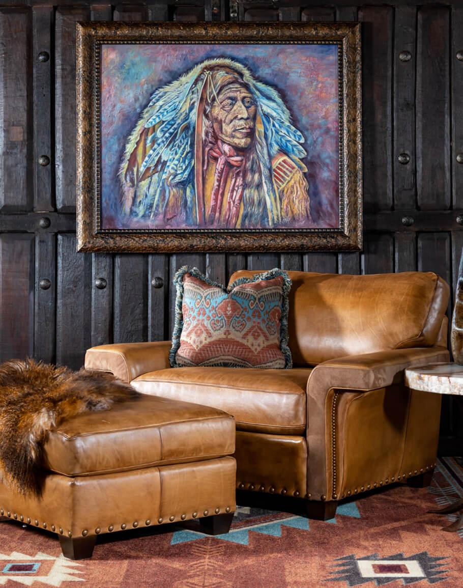 Native American Inspired Living Area - Your Western Decor