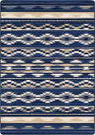 Cornflower Aztec Area Rug - Rugs Made in the USA - Your Western Decor