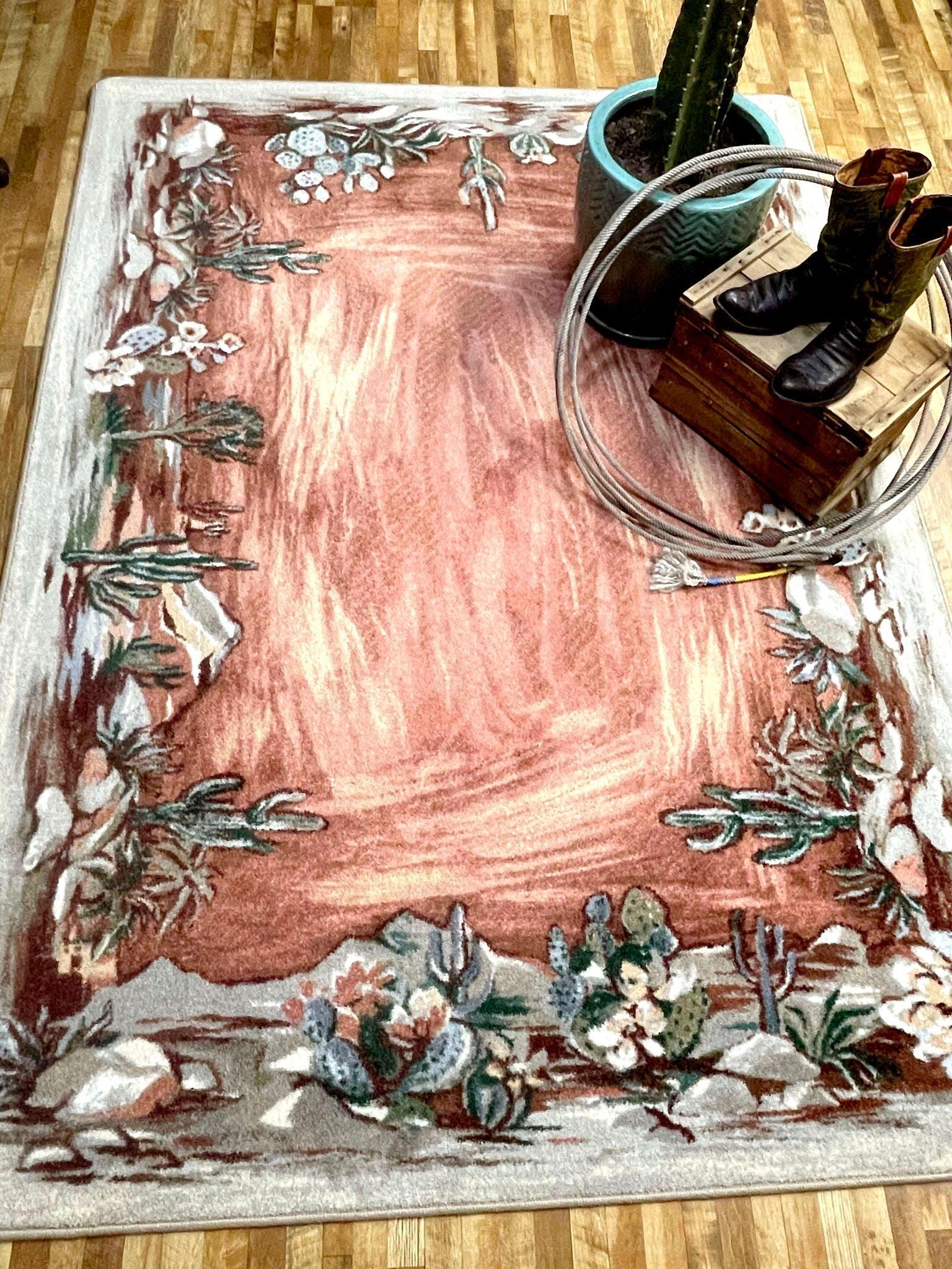 Desert Scape Area Rug made in the USA - Your Western Decor