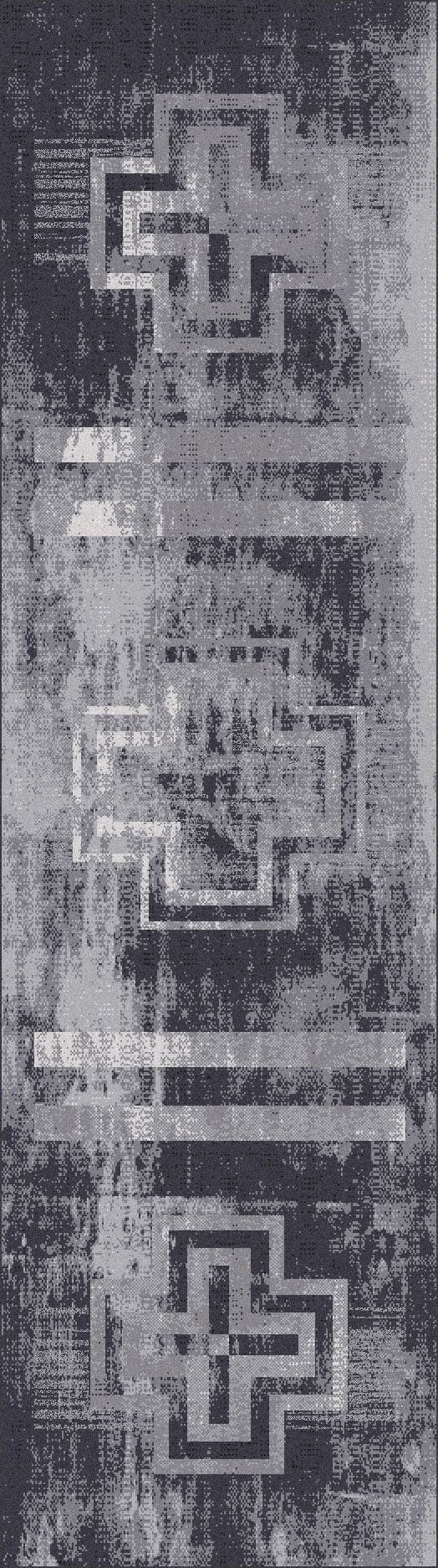 Distressed Bounty Grey Floor Runner made in the USA - Your Western Decor