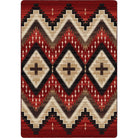 American made Fire Seeker Area Rug - Blue Mountain Brands Home Decor