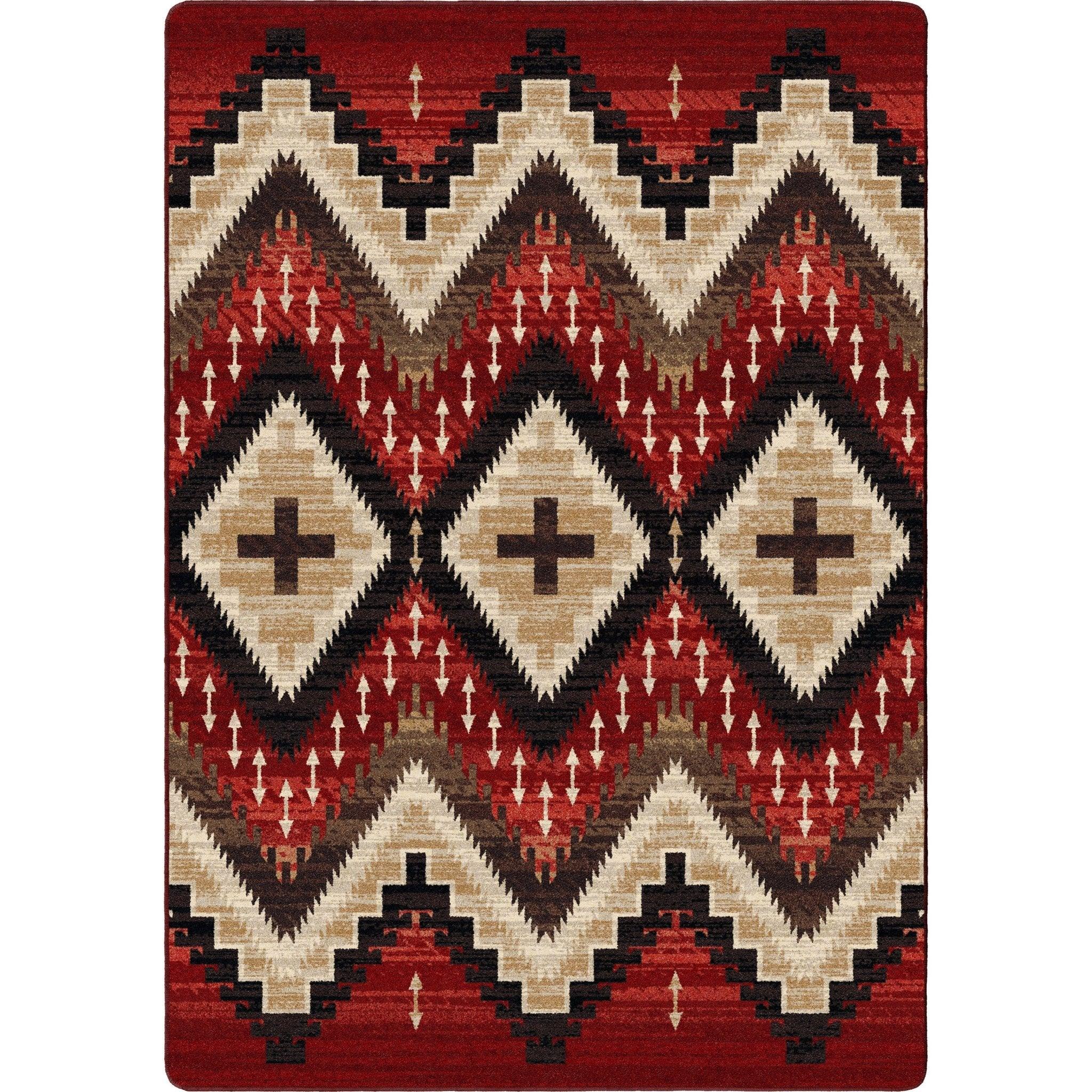 American made Fire Seeker Area Rug - Blue Mountain Brands Home Decor