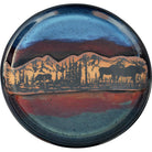 Forest moose glazed pottery salad plate, made in the USA - Your Western Decor