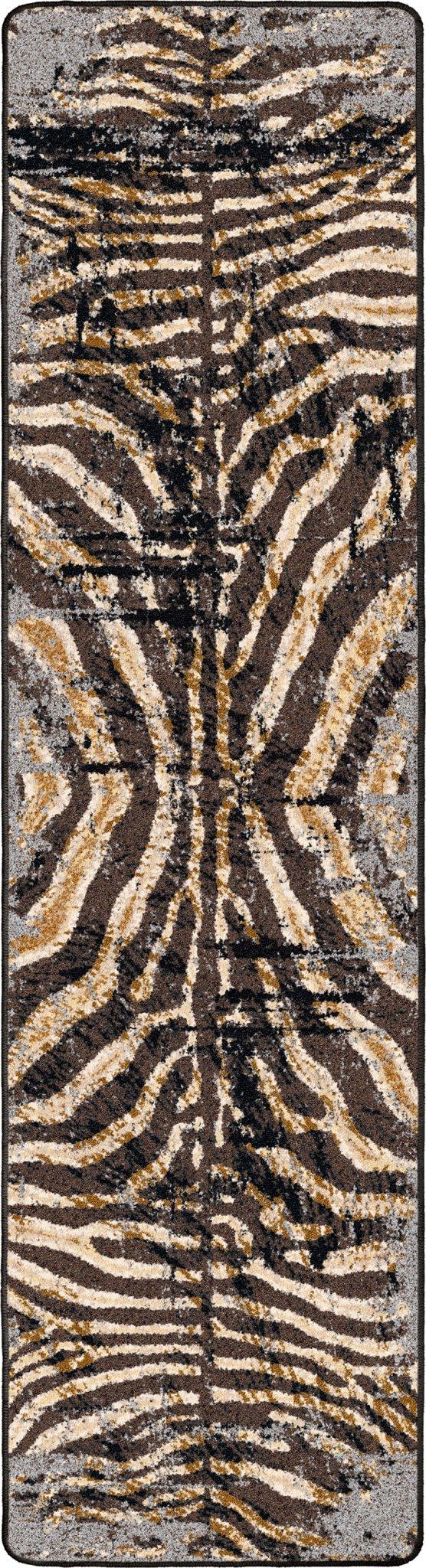 Golden Zebra Floor Runner - Rugs made in the USA - Blue Mountain Brands USA Home Decor