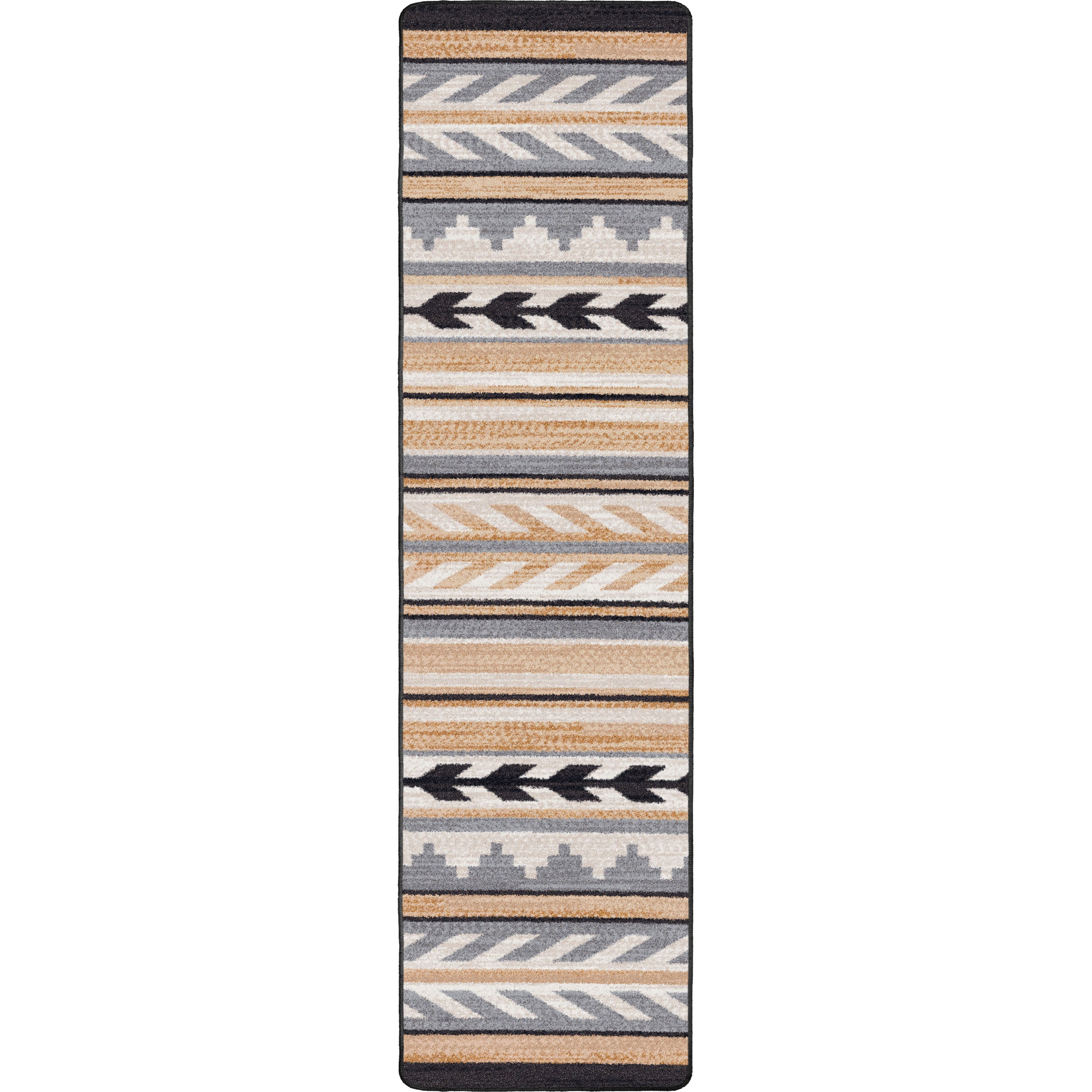 American made Southwestern Grand Lodge Progression Floor Runner in Ginger - Blue Mountain Brands USA