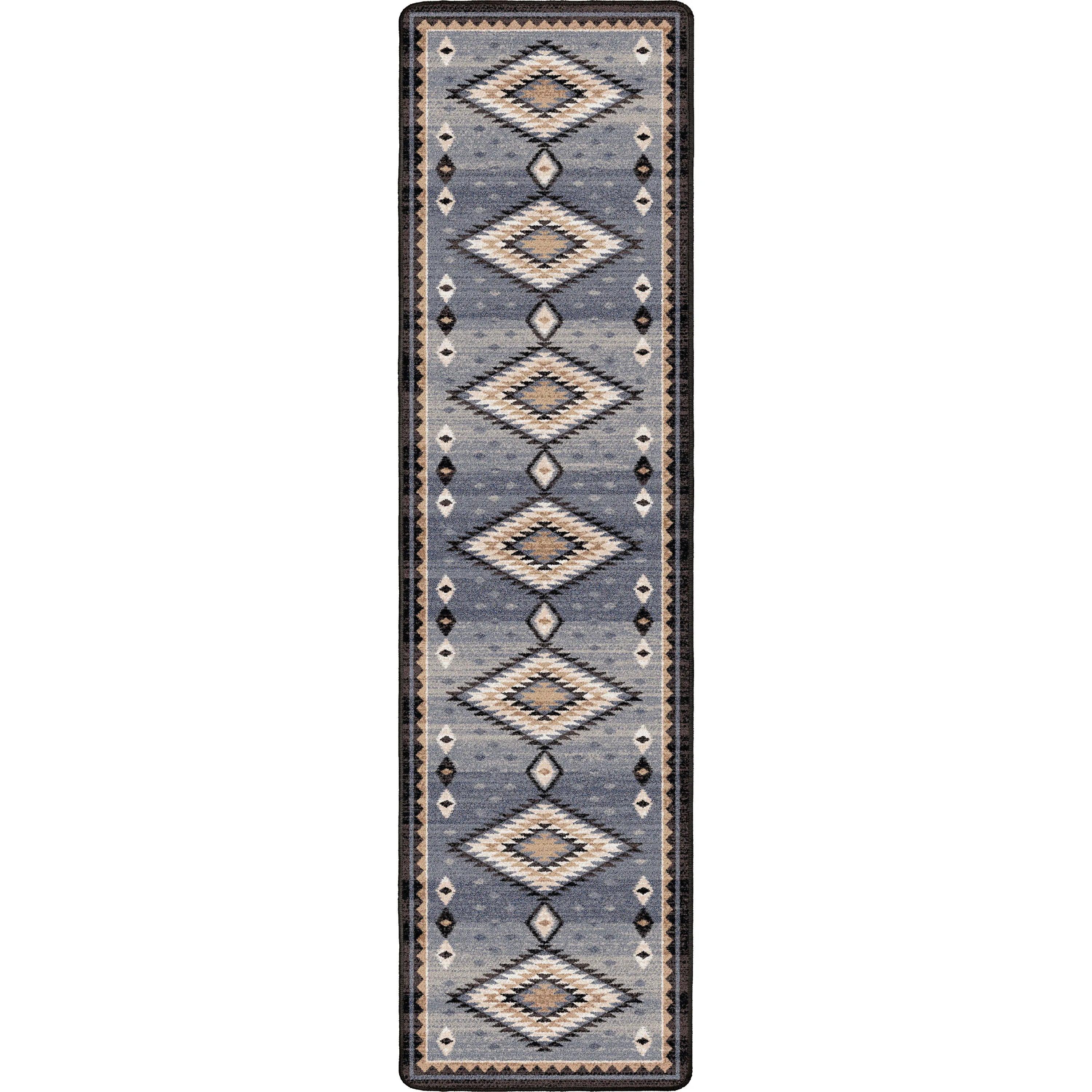 American made Grand Lodge Grey Gems Rugs - Blue Mountain Brands USA