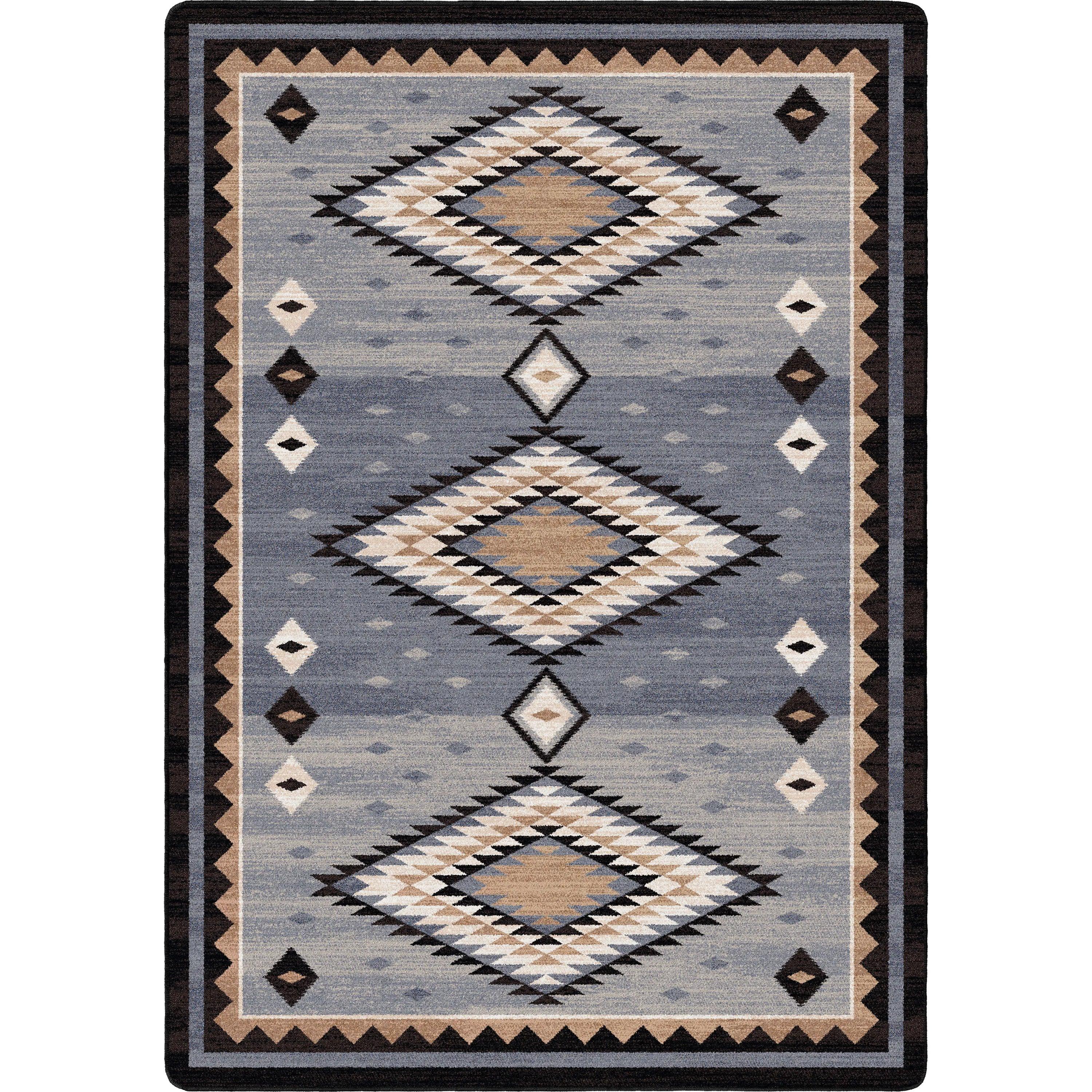 American Made Grand Lodge Southwestern Area Rug - Blue Mountain Brands USA