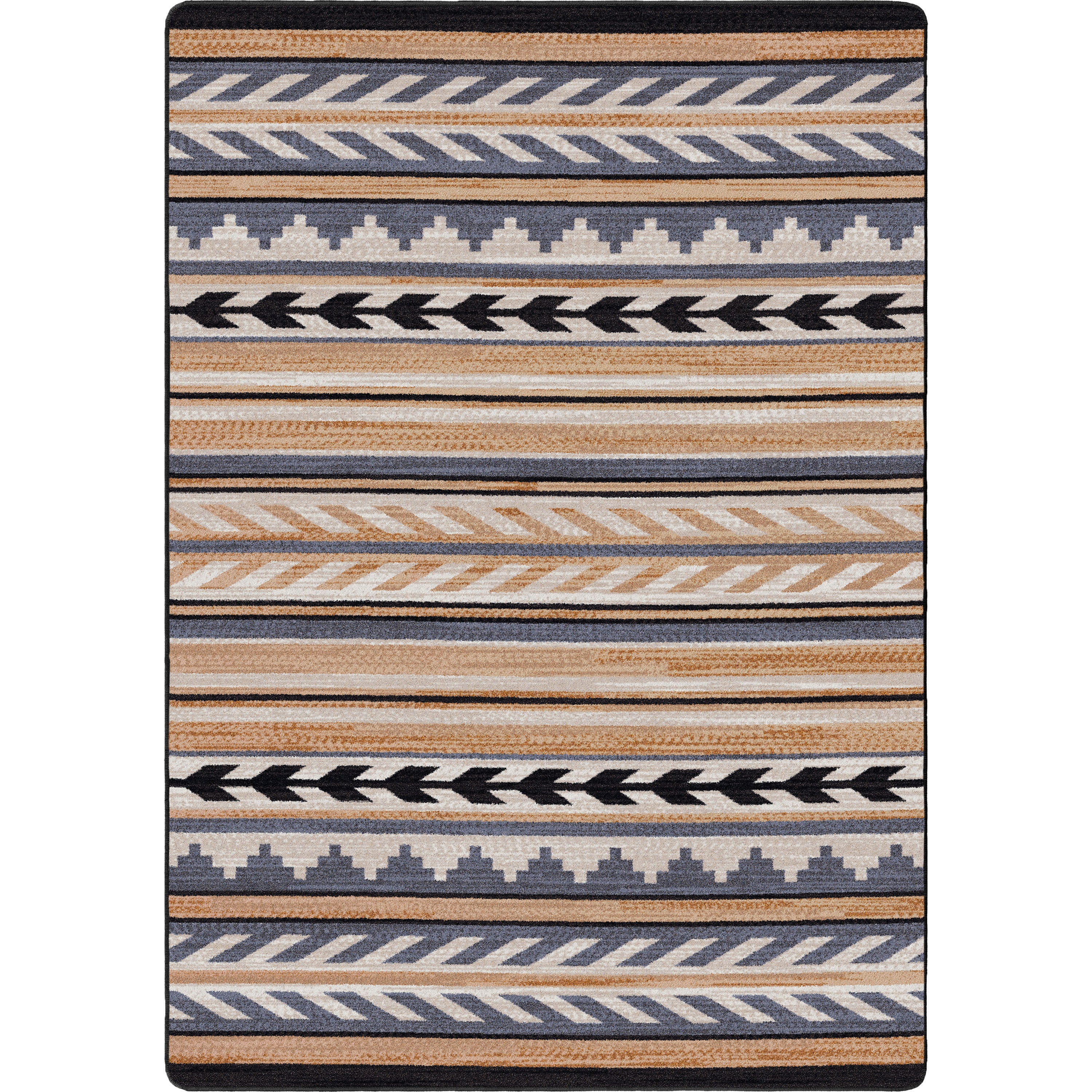 American made Southwestern Grand Lodge Progression Rugs in Ginger - Blue Mountain Brands USA