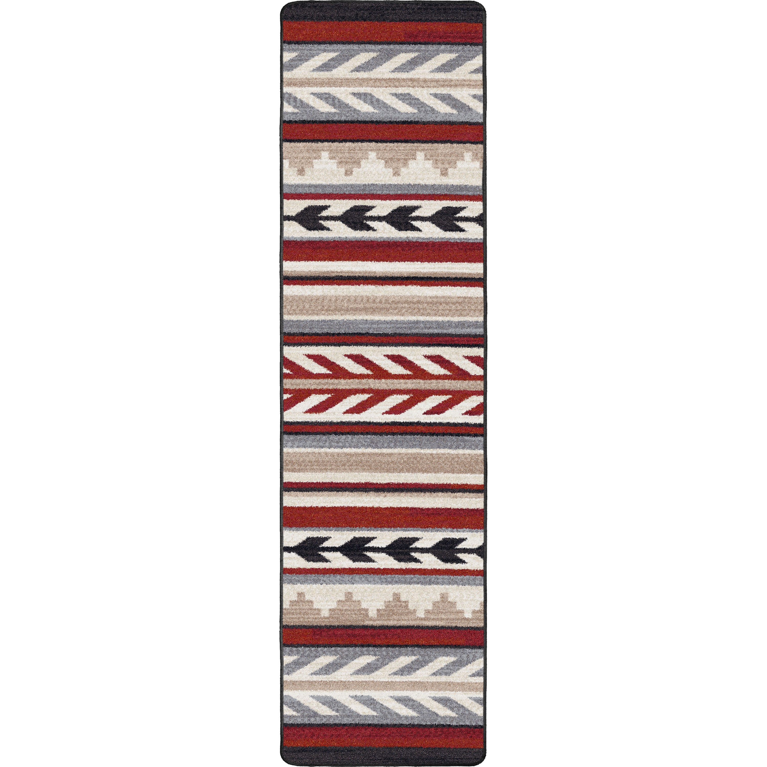 American made Grand Lodge Progression Floor Runner in Red stripe - Blue Mountain Brands USA
